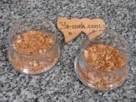 Shredded Wheat Dessert with Pudding in Cups