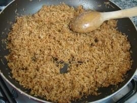 Shredded Wheat Dessert with Pudding in Cups