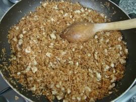 Shredded Wheat Dessert with Pudding in Cups