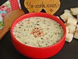 Naneli Yoğurt Çorbası