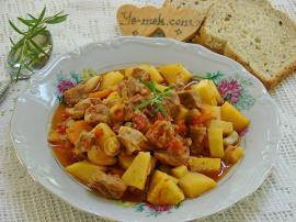 Patatesli Tas Kebabı