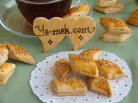 Tahinli Şerit Çay Kurabiyesi