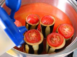 Etli Taze Patlıcan Dolması