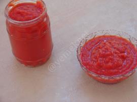 Kışlık Karışık Domates Biber Salça Konservesi