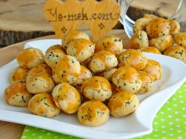 Pastane Usulü Çörekotlu Tuzlu Kurabiye