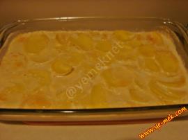 Fırında Kremalı Patates