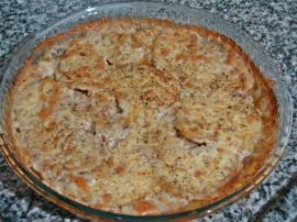 Fırında Sütlü Kaşarlı Patates