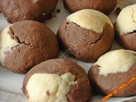 İki Renkli Alacalı Kurabiye