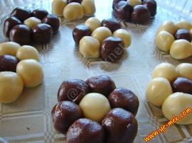 İki Renkli Papatya Kurabiye