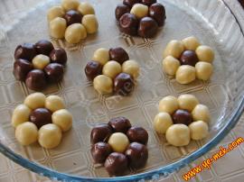 İki Renkli Papatya Kurabiye