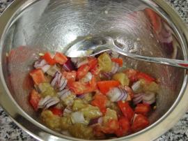 Köz Patlıcanlı Ekmek Dilimleri (Bruschetta)