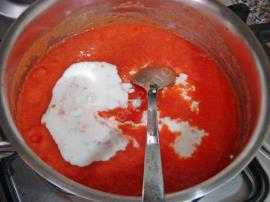 Labneli Domates Çorbası