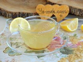 Toz Zencefilli Ballı Limonlu Grip Çayı