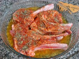 Zeytinyağı İle Kemikli Et Marinesi