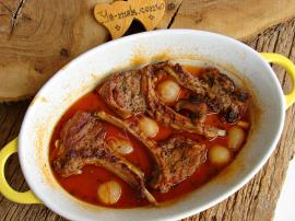 Fırında Soslu Kuzu Pirzola