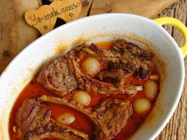 Fırında Soslu Kuzu Pirzola