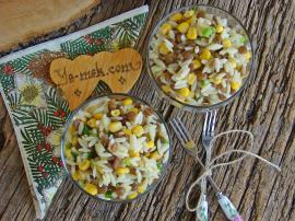 Mercimekli Arpa Şehriye Salatası