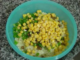 Mercimekli Arpa Şehriye Salatası