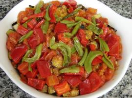 Fırında Kaşarlı Şakşuka