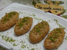 İrmikli ve Cevizli Kalburabastı Tatlısı