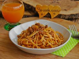 Salça Soslu Kıymalı Makarna