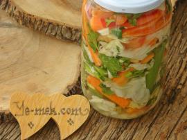 Karışık Doğrama Sebze Turşusu