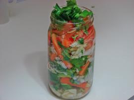 Karışık Doğrama Sebze Turşusu