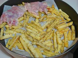 Fırında Patatesli Tavuk İncik