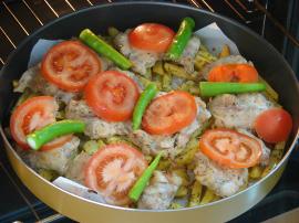 Fırında Patatesli Tavuk İncik