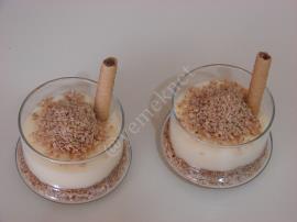 Gofretli Muhallebi Tatlısı