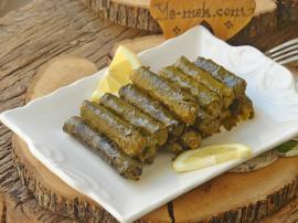 Kırmızı Mercimekli Yaprak Sarması