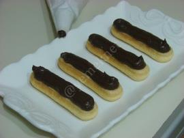 Çikolatalı Kedi Dili Ekler Pasta