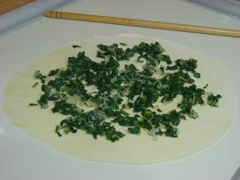 Ispanaklı Peynirli Gözleme (El Açması)