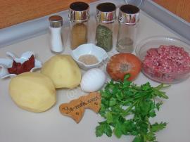 Fırında Salçalı Patatesli Köfte