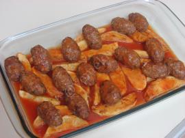 Fırında Salçalı Patatesli Köfte