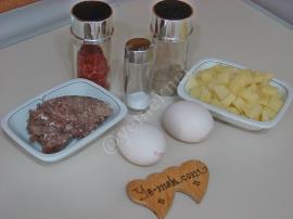 Patatesli Kavurmalı Yumurta
