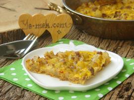 Patatesli Kavurmalı Yumurta