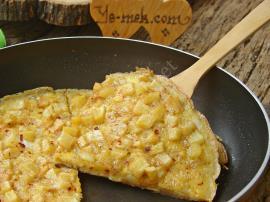 Patatesli Omlet