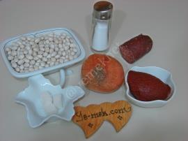 Sucuklu İspir Kuru Fasülyesi