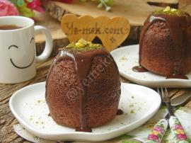 Tencerede Kakaolu Fincan Kek