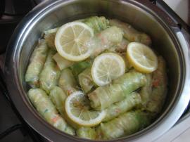 Kırmızı Mercimekli Lahana Dolması