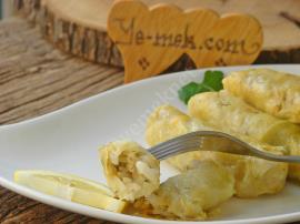 Kırmızı Mercimekli Lahana Dolması