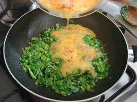 Pırasalı Omlet