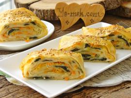 Üç Renkli Sebzeli Börek