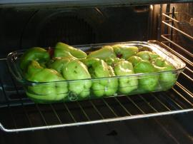 Fırında Zeytinyağlı Biber Dolması