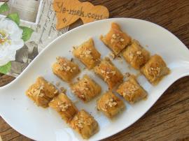 Ev Yapımı Cevizli Büzme Baklava