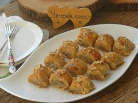 Ev Yapımı Cevizli Büzme Baklava