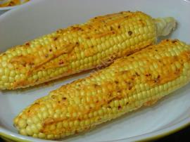 Fırında Tereyağlı Acılı Közlenmiş Mısır