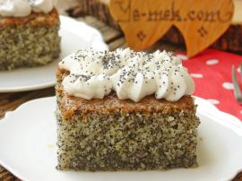 Haşhaşlı Revani Tatlısı