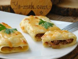 Kıymalı Rulo Lazanya